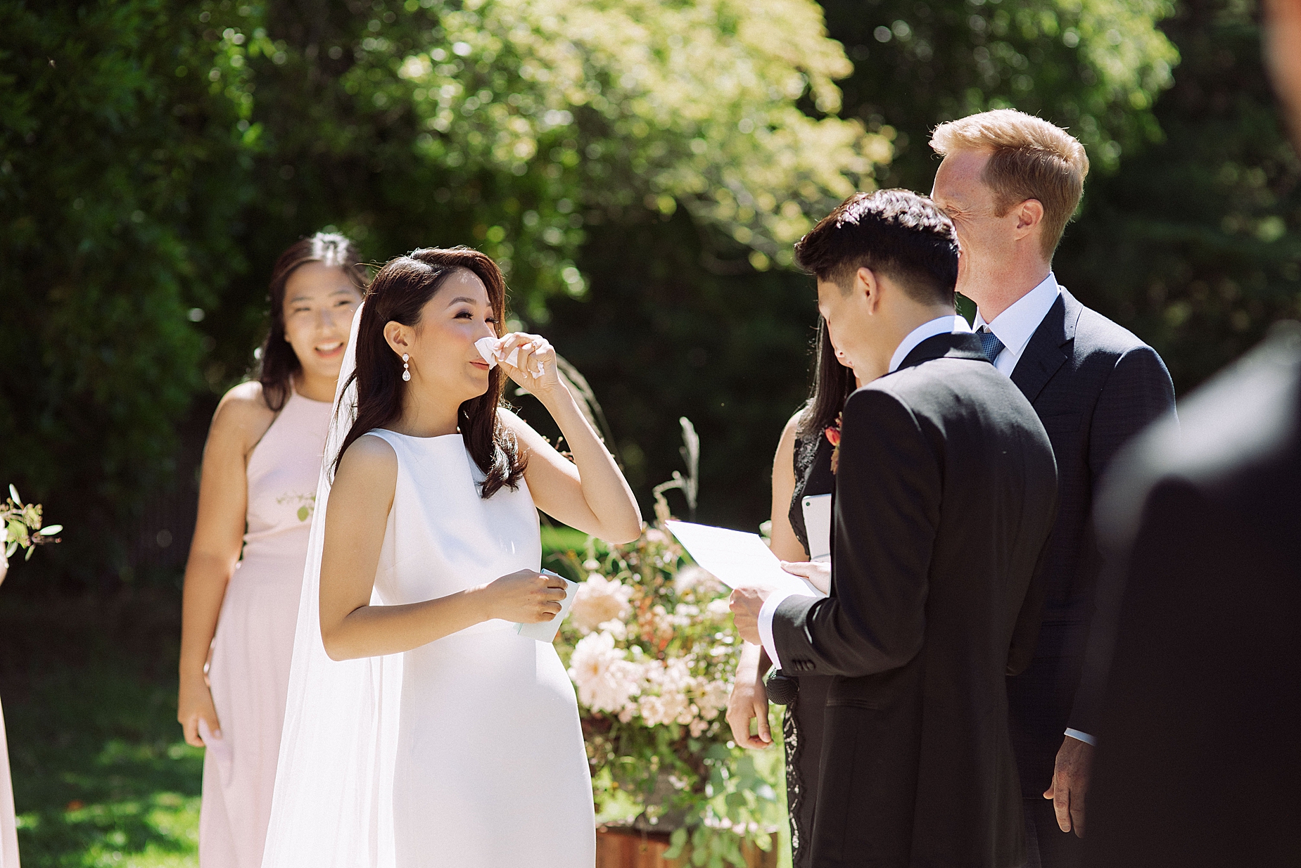 organic marketing image of wedding ceremony 